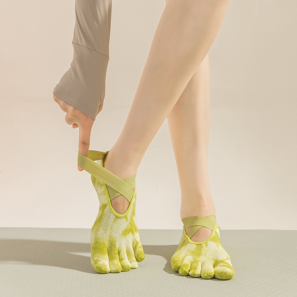 Toe Sock Split - Tie-Dye damessokken met vijf vingers voor
