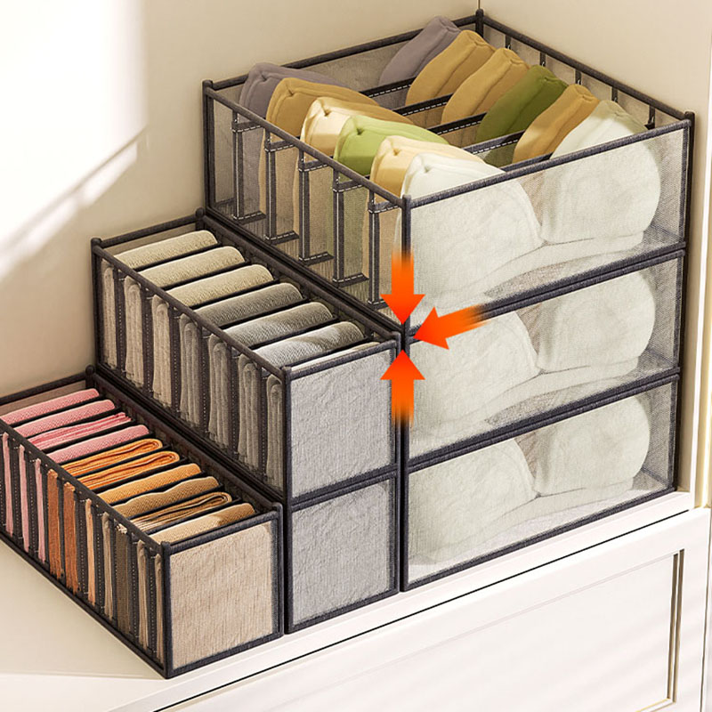 Sock Organizer Tray - Opbergdoos voor ondergoed Thuisgarderobe Lade-stijl Sokken