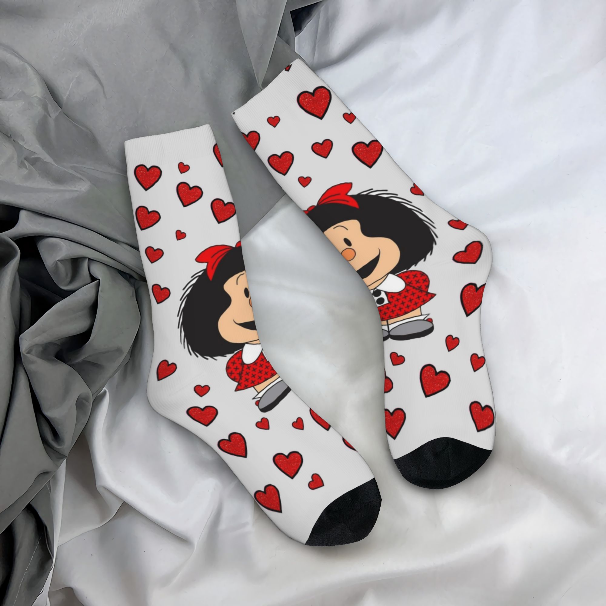 Dress Sock Men - Custom Humor M-Mafalda Kousen voor Heren