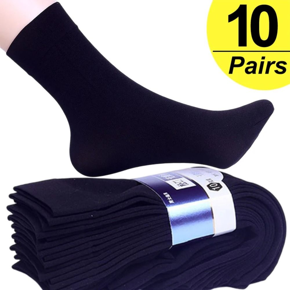 Silk Sock Bamboo - 10 paar nieuwe ademende heren ijszijden