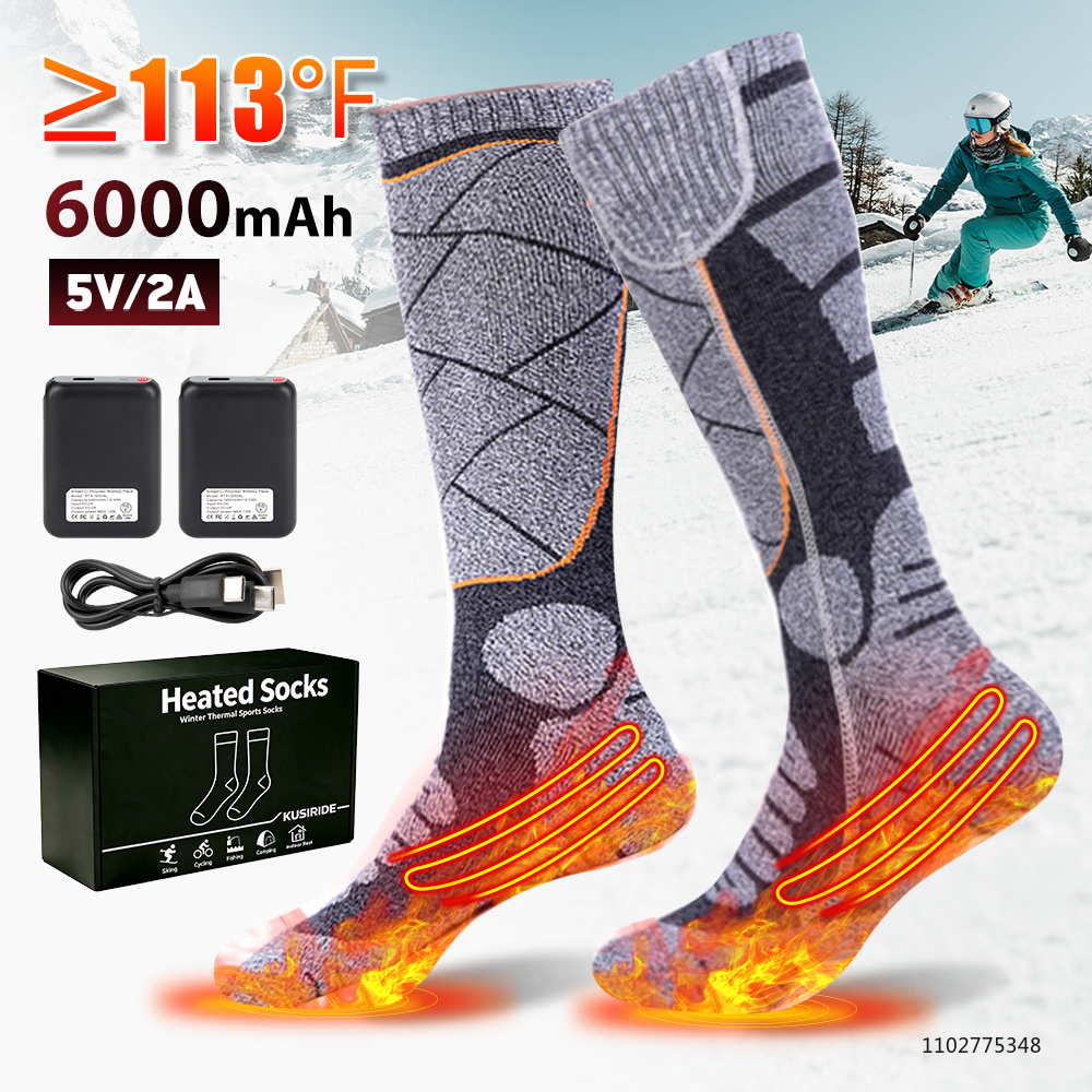 Thermal Sock Winter - Nieuwe Verwarmde Sokken Oplaadbaar 6000mAh Elektrisch