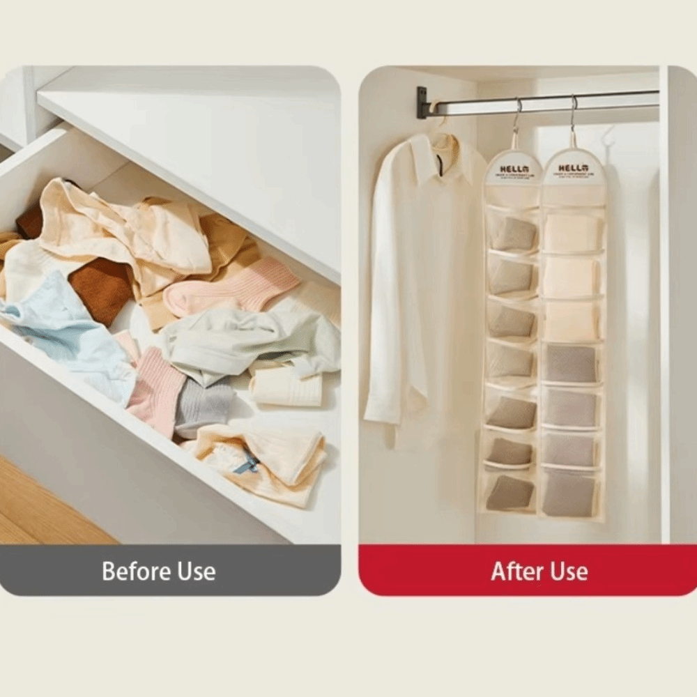 Opbergzak voor achter de deur, - Sock Organizer Tray recensie en prijs