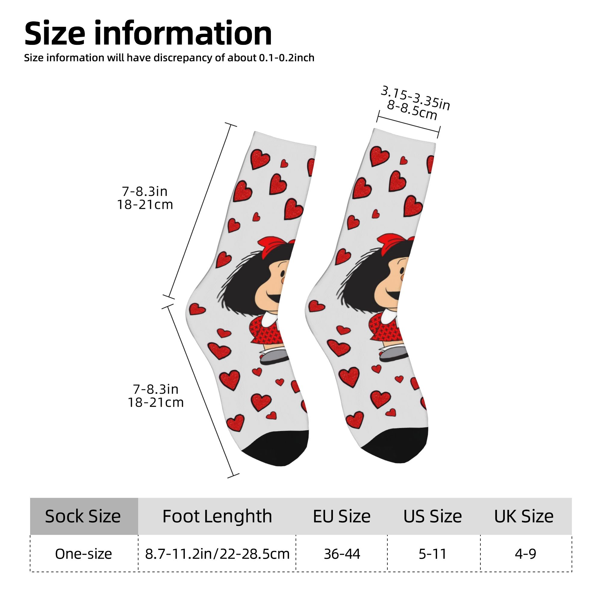 Custom Humor M-Mafalda Kousen  - Dress Sock Men recensie en prijs