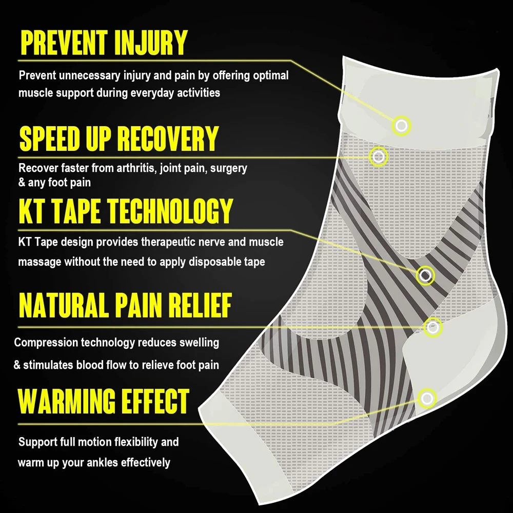1 paar compressie enkelbandage - Ankle Brace Sock recensie en prijs