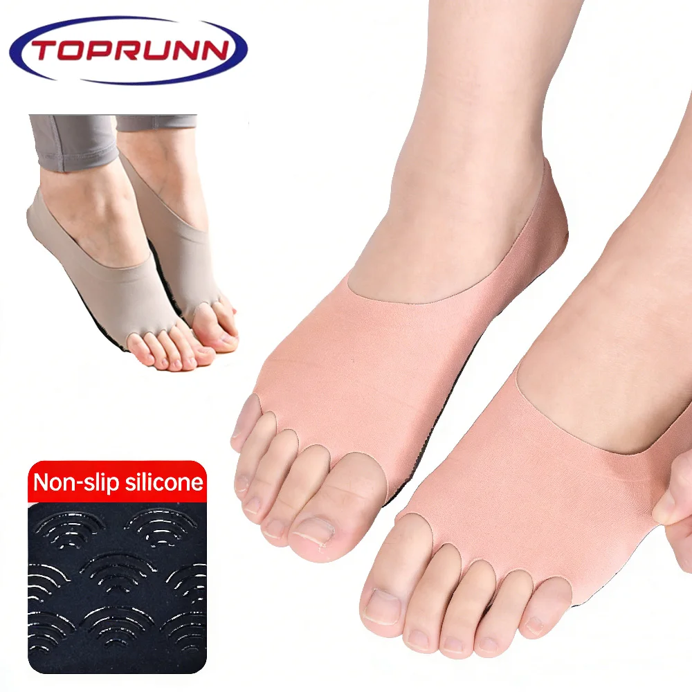 1 paar teenloze yogasokken voo - Grip Sock Yoga recensie en prijs