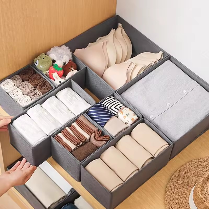 3PC stoffen ondergoed opbergdo - Sock Organizer Tray recensie en prijs