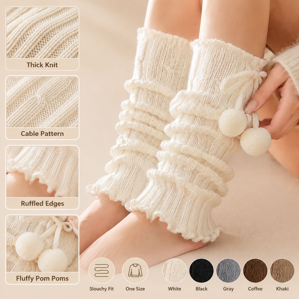 Gebreide beenwarmers met gerui - Boot Sock Slouchy recensie en prijs