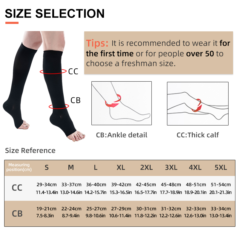 S-5XL 2 Stks/paar Medische Com - Compression Sock Medical recensie en prijs